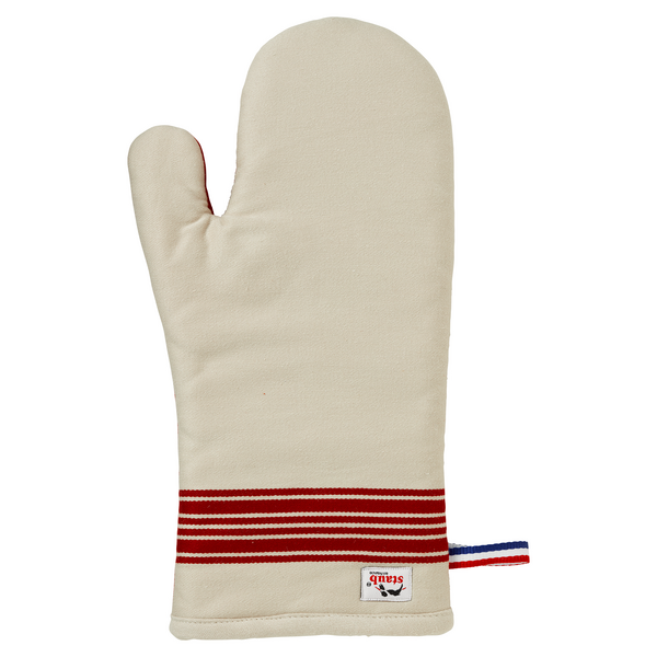 STAUB | FRENCH LINE - Set de guantes para horno - 2 pcs - algodón - rojo cereza