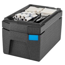 (1 piece) CAMBRO | Cam GoBox® Chiller Insert – 680×400×87 mm – Black – For EPP180LH