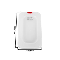 Polypropylene Gastronorm Lid GN 1/9 – Translucent