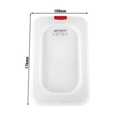 Coperchio GN in polipropilene 1/9 - semi-trasparente