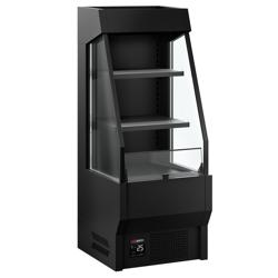 Vitrine murale réfrigérée - Libre-service - 660mm - 150L - avec 2 étagères - Noir