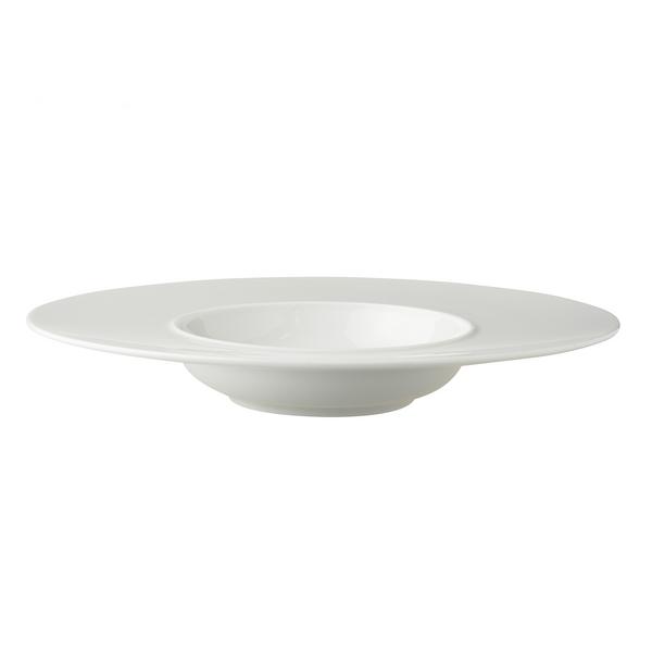 (6 pcs) WHITE DELIGHT | Deep Plate - Porcelain - Ø300mm - White