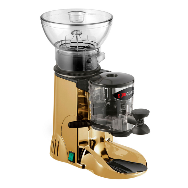 Koffiemolen - 1kg - 77dB - Met doseerder - Goud