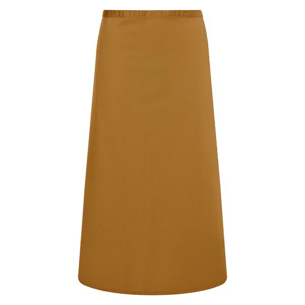 (6 pieces) KARLOWSKY | Basic Bistro Waist Apron – 100×75 cm - Mustard Yellow