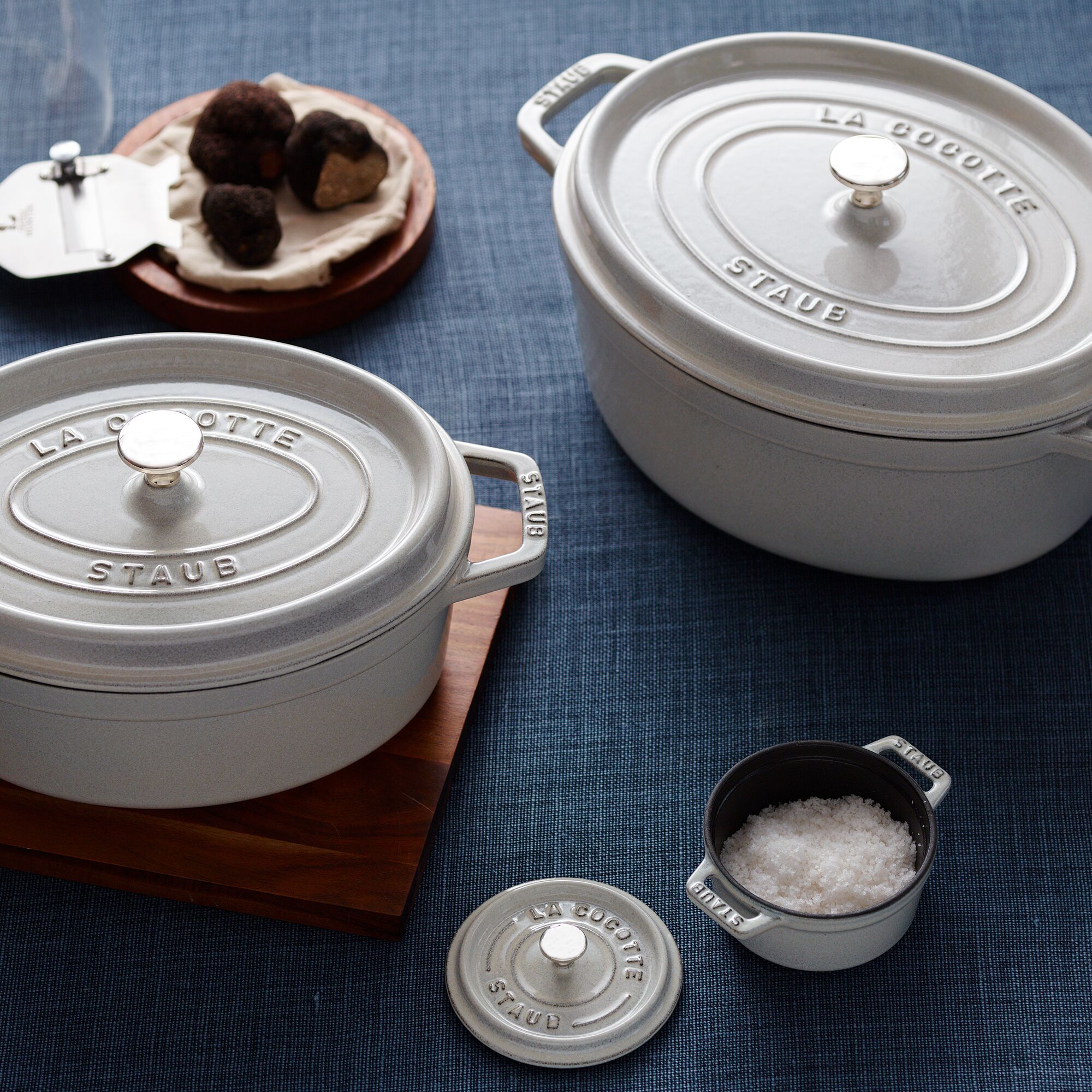 STAUB | LA COCOTTE - Cocotte - ovale - 310mm - Fonte - Truffe blanche	