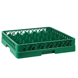 (6 db) Üvegkosár - 500x500mm - 36 rekeszes - zöld
