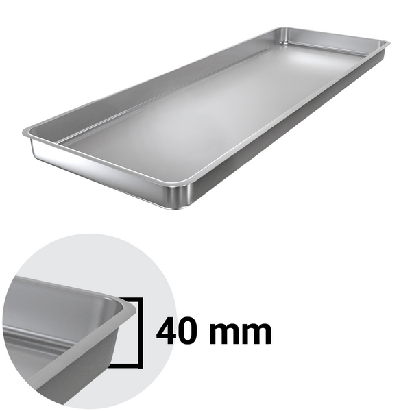 Сервировочный поднос  с бортиком - 75 x 25 x 4 см