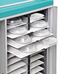 Meal Delivery Trolley - Hot & Cold - incl. 24 special trays (50/50)