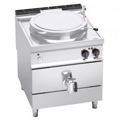 Marmita elétrica - 150L - 18kW - Aquecimento indireto - com ligação à água