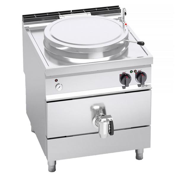 Elektromos Főzőüst - 150 liter - 18,0 kW - Indirekt fűtés - vízcsatlakozással