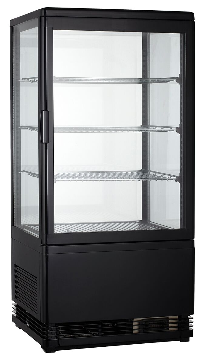Grille plastifiée - Noir - compatible avec vitrine panoramique PVNR72S