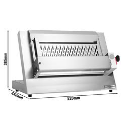 Laminadora de massa - de bancada - para pizza Ø350mm - espessura da massa 1 a 4mm - 370W - Aço inoxidável