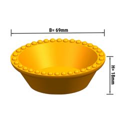 Plaques pour machine à tartelettes TMNP - Forme de tartelette : ronde - Ø 69 mm - pour 13 tartelettes