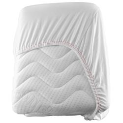 (10 Stück) Jersey Spannbettlaken - 200g/m² - 200x200cm - Weiß