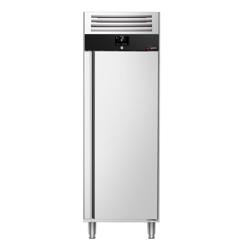 Koelkast RVS PREMIUM - GN 1/1 - GN 2/1 - 686mm - 600liter - tot +10°C - met 1 deur - geforceerde koeling, LED-verlichting, slot & omkeerbare deur