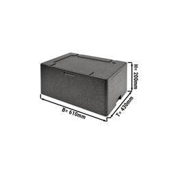 Universal thermobox - GN 1/1 - 24L - 610x430x200mm - for GN containers up to 120mm deep - with Lid