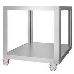 Supporto per forno pizza - 1130x1240x950mm - acciaio inox - compatibile con GEP6T