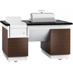 Preparation Table DUBLIN - 1600mm - Black Granite Worktop - Mobile