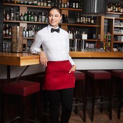 (6 Stuks) KARLOWSKY | Voorbinder Basic met zak - Rood