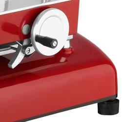 Flywheel Meat Slicer - Blade 300mm - Red - with Pedestal Stand