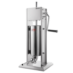 Handmatige worstvuller & Churro machine - 5 liter - Roestvrij staal - incl. 4 worstvullers & 3 churro-opzetstukken