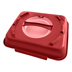 Caja menú - 600ml - indivisa - rojo frambuesa/rosa viejo