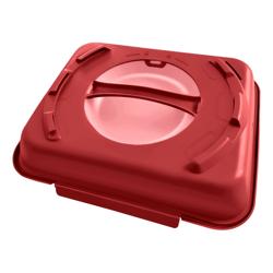 (20 pièces) Boîtes menu – 600 ml – Non compartimentées – Rouge framboise/vieux rose