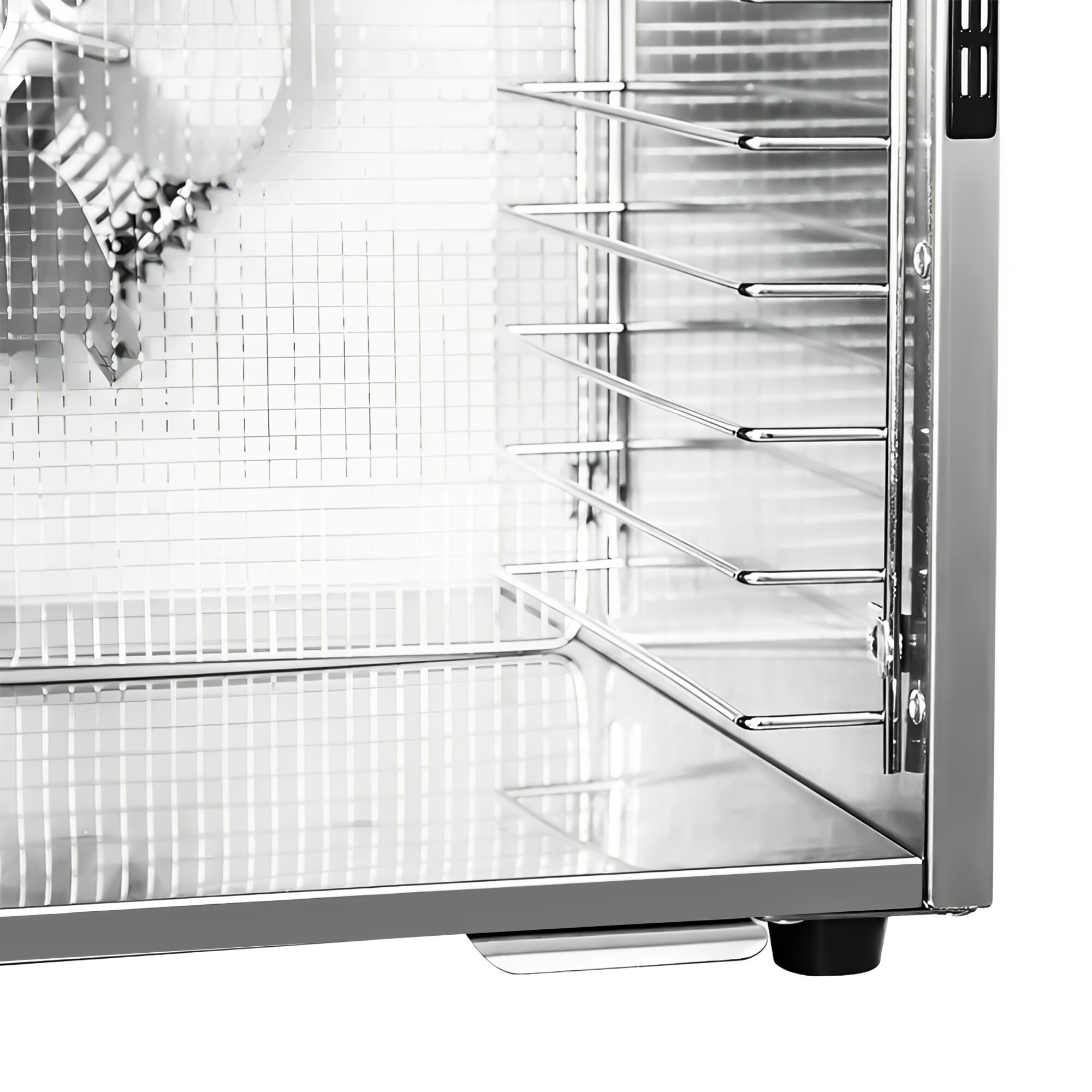 Essiccatore alimentare professionale - con 10 ripiani - acciaio inox - 800W