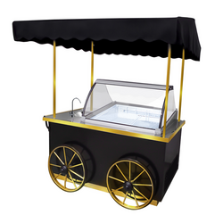 Furgoneta de helados móvil con mostrador de helados / furgoneta de helados - 1,7 m