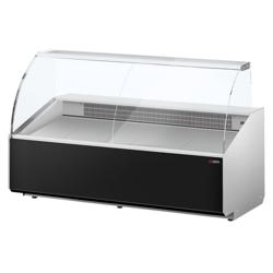 Koeltoonbank - 2506x979mm - 512 liter - front zwart - rechte ruit