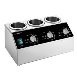 Szószmelegítő - 600 W - 3 x 1 l