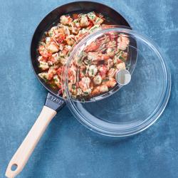 STAUB | PANS - Koekenpan met houten handvat - Ø 240mm - Gietijzer - Zwart