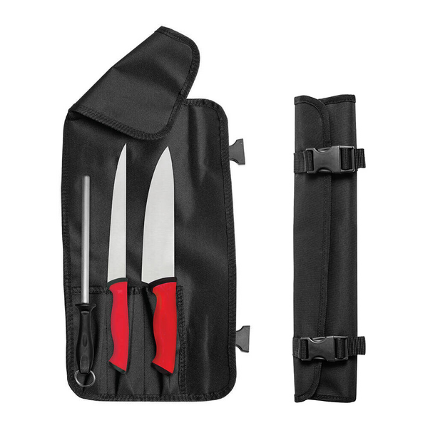 Juego de cuchillos Duo Chef con bolsa enrollable - 3 piezas