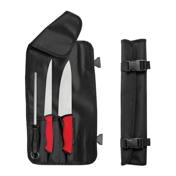 Chef Knife Set with Sharpening Steel - Blade: 210mm