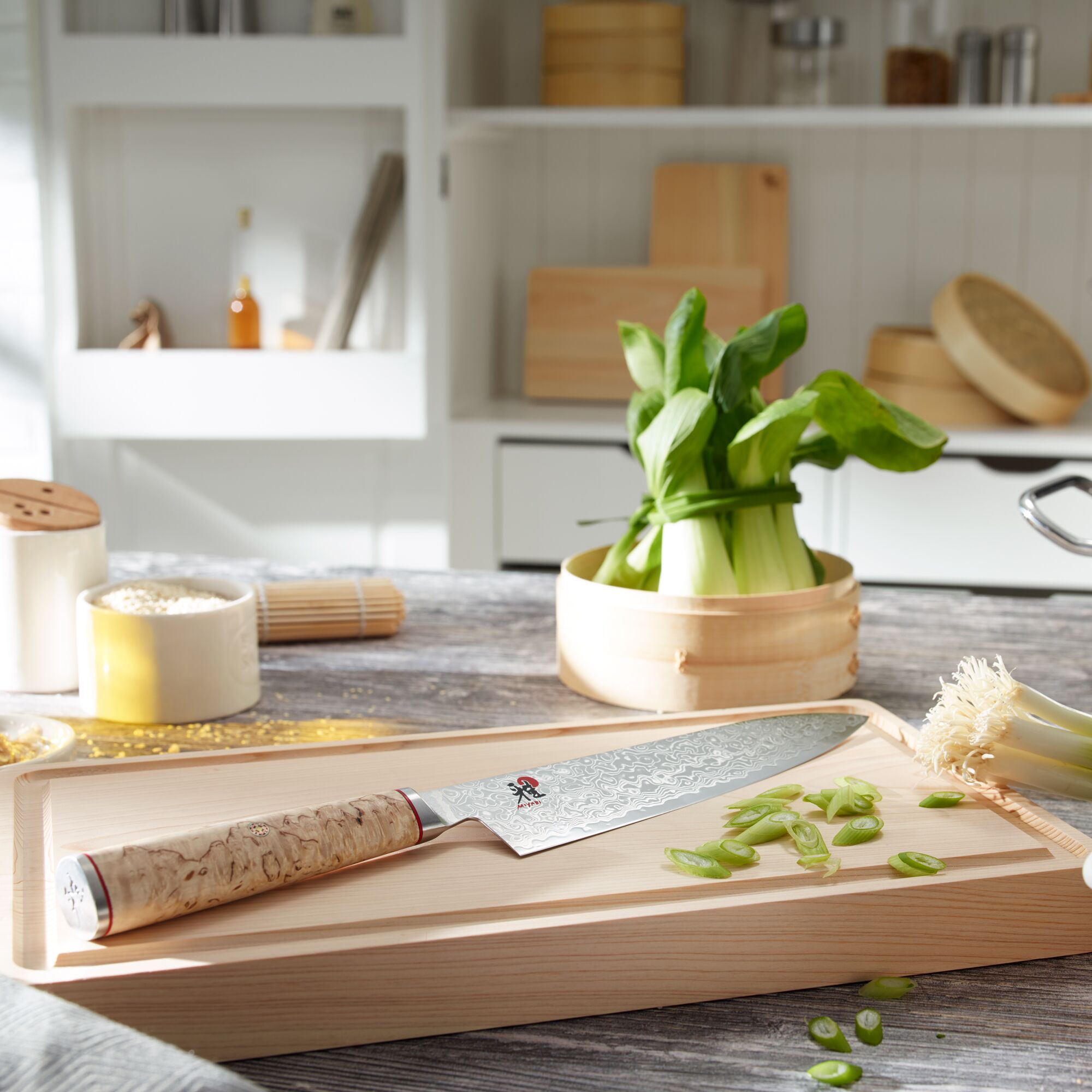 MIYABI | 5000 MCD - Couteau Santoku - Lame: 180 mm