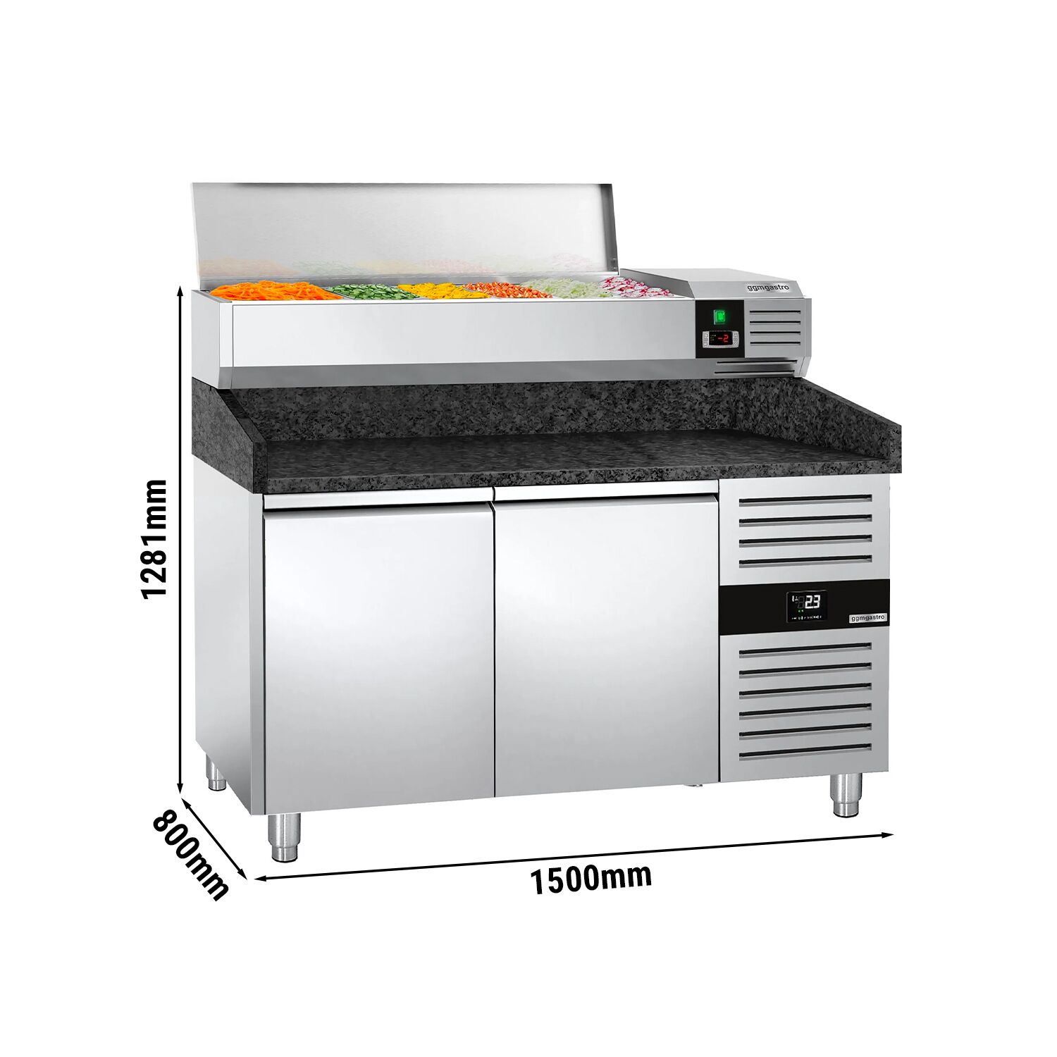 Pizzak Hltisch Premium X Mm Mit T Ren Inkl