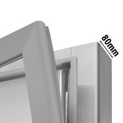 Armadio per pasticceria/panetteria EN 600x400 in acciaio inox PREMIUM - EN 600x400 - 1700L - fino a +10°C - con 2 porte - ventilato; LED