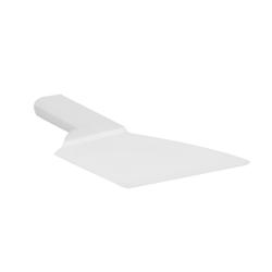 مكشطة وعاء - 101x237mm - بولي إيثيلين - أبيض - مرنة