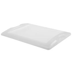 Poklopac za posudu pribora za jelo s 3 pretinca - BKGGP3 & BKSGP3 - polipropilen - poluprozirna - 299x412x19 mm - stapljivo; perivo u perilici posuđa