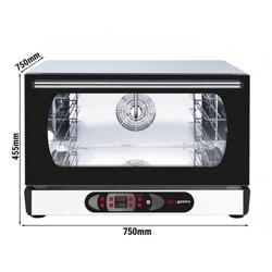 Four à convection COMPACT avec fonction vapeur – numérique – pour 3x GN 1/1 ou EN 600x400