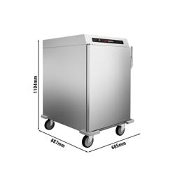 Banketwagen PREMIUM - verwarmd - 6x GN 2/1 of 12x GN 1/1 - Digitaal