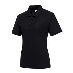 (5 Adet) Kadın Polo Tshirt - Siyah - Beden: S