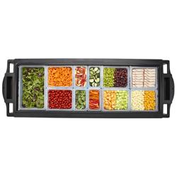 (6 шт.) CAMBRO | Гастроємність із поліпропілену GN 1/2 - молочного кольору - Висота: 100 мм