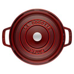 STAUB | LA COCOTTE - Kookpot - Ø 240mm - Gietijzer - Grenadine rood