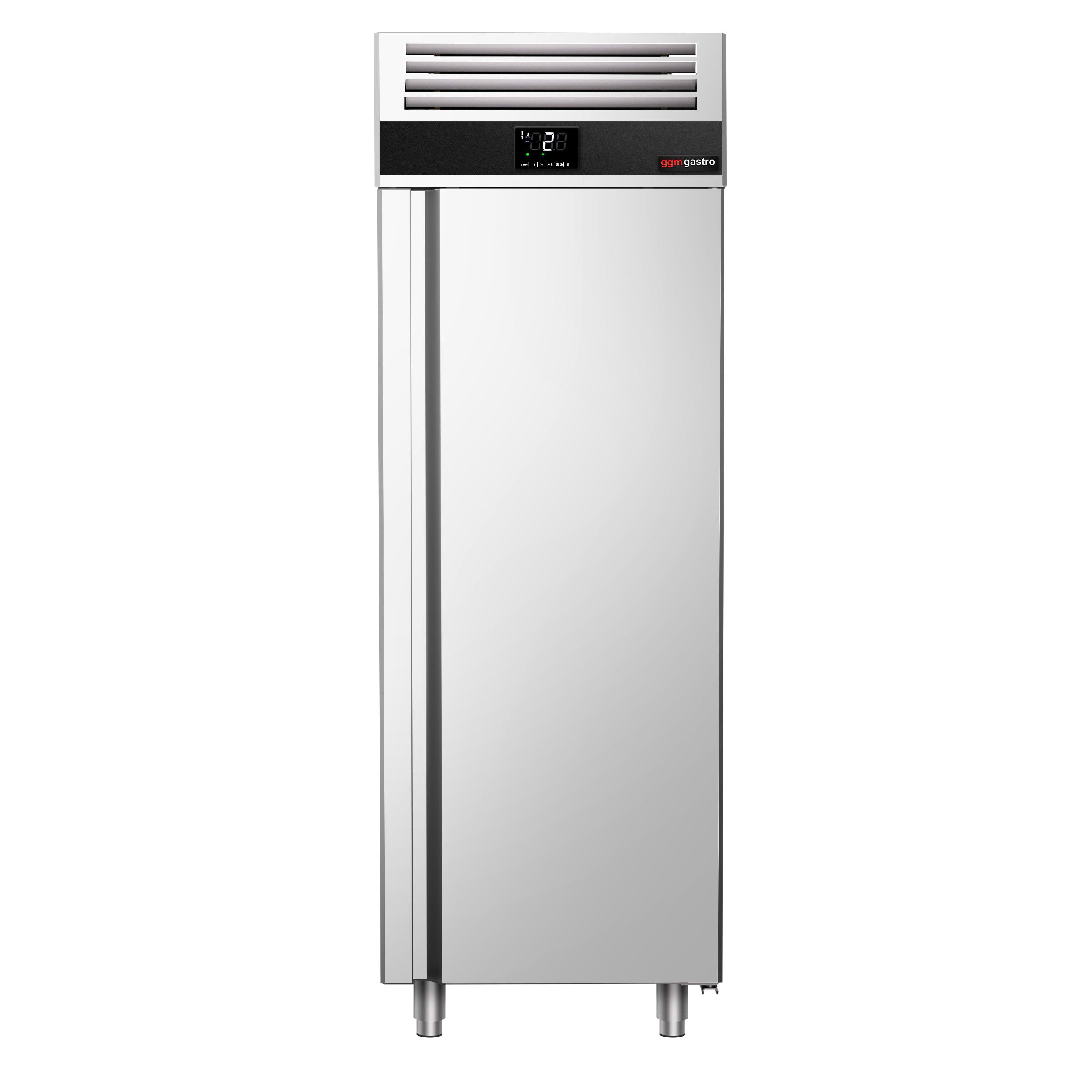 Armoire réfrigérée positive en Inox AISI 304 PREMIUM - GN 2/1 - 1570 L - avec 1 porte & 4 grilles