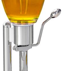 Dispenser per miele Singolo - 5L - Cromo