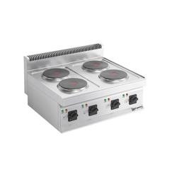 Cucina elettrica - 8 kW - 4 piastre rotonde