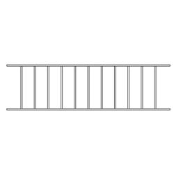 Vertikalt skiljegaller - höjd: 132 mm