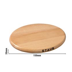 STAUB | SPECIALITIES - Base para copos magnética - 150mm - Castanho - Faia