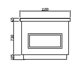 Elemento neutro - 1.1 x 1.0 m